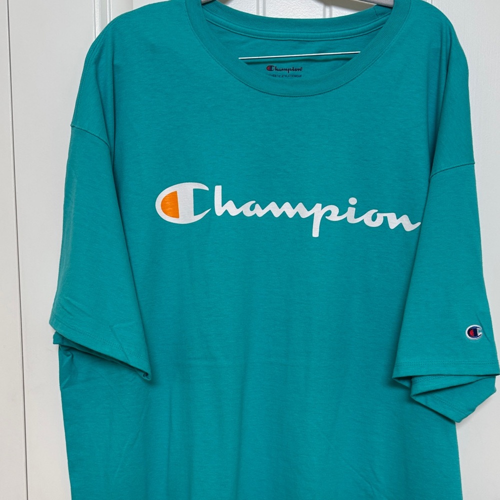 Champion Turquoise Athletic Tee